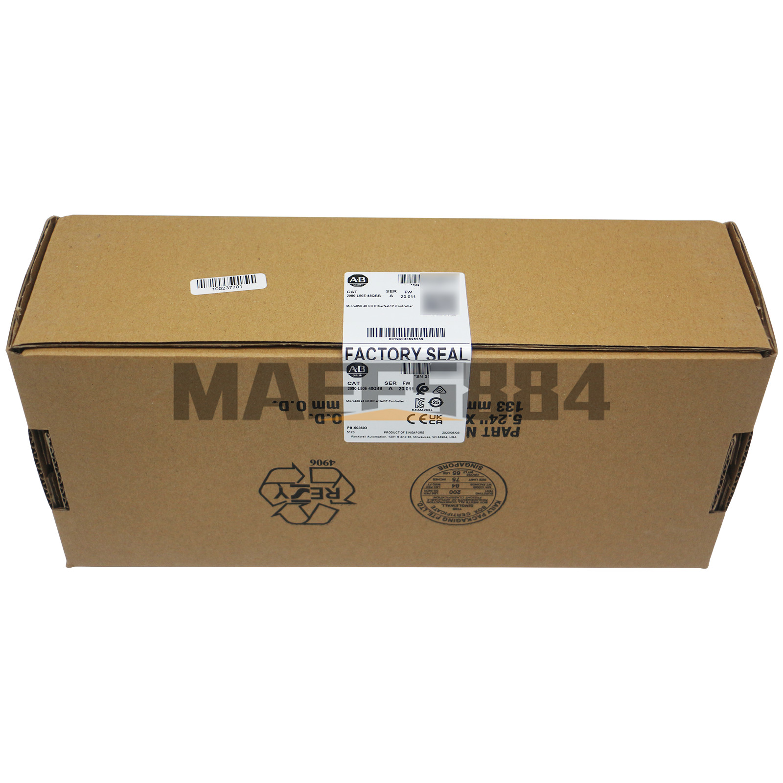 New Allen-Bradley 2080-L50E-48QBB Micro850 48 I/O EtherNet/IP Controller