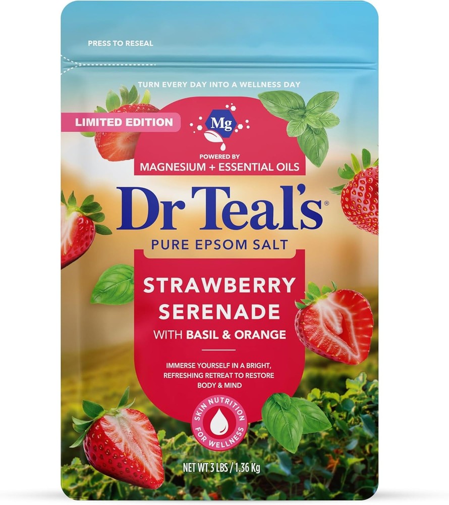 Dr Teal's Epsom Salt Soaking Solution, 3lbs - Pick Your Scent
