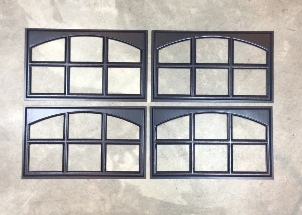 4 Amarr Cascade Replacement Insert for Short Panel Amarr Garage Doors Black