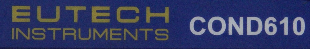 10480 EUTECH INSTRUMENTS WATERPROOF PORTABLE METER COND610