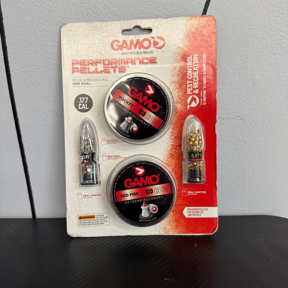 GAMO Performance Pellets Combo Pack .177 Cal Multiple Styles - 632092854