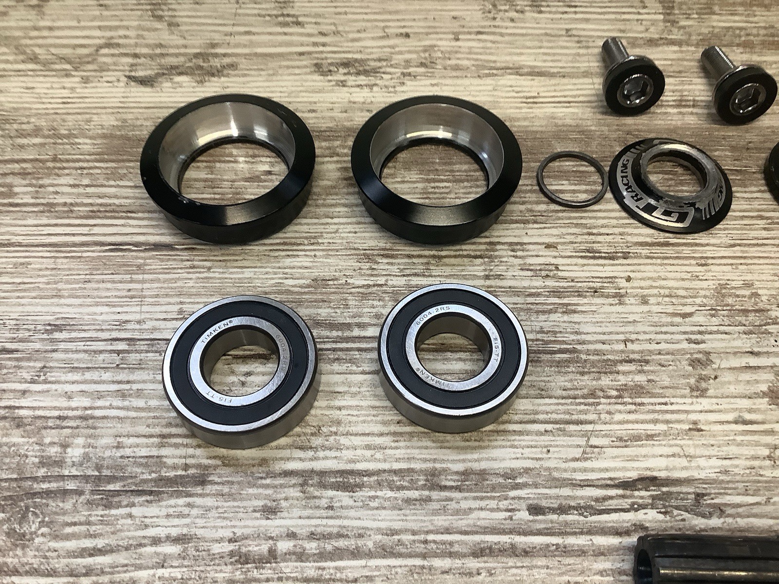 Gt Racing Chromoly Crank Set 180mm Mid School Race Dyno