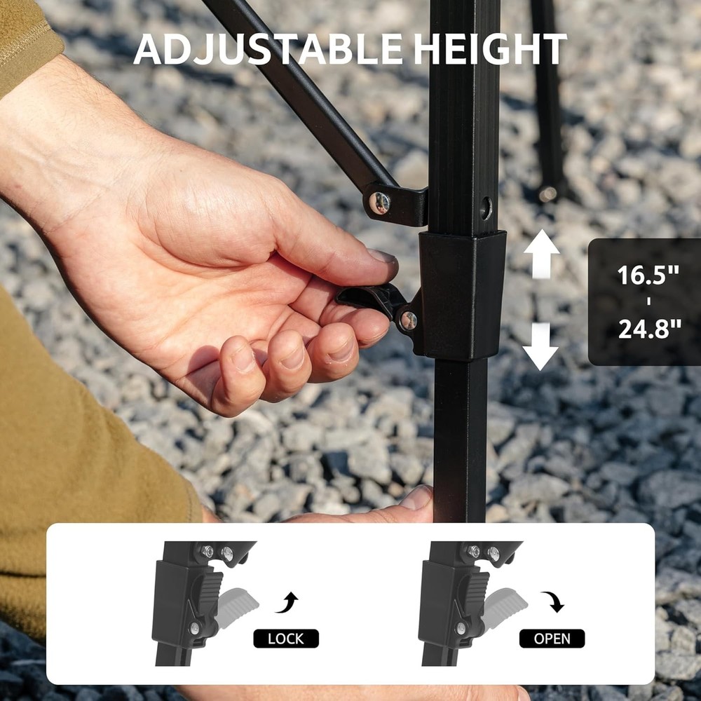 Upgraded IGT Camping Table, Height Adjustable IGT Cook System