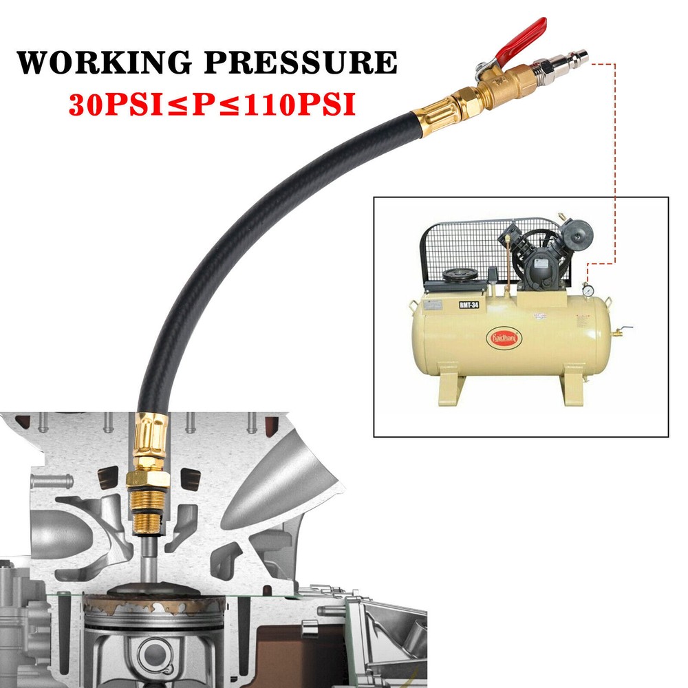 LS LS1 Engine Valve Spring Compressor+ Air Valve Holding Hose Tool For GM Chevy