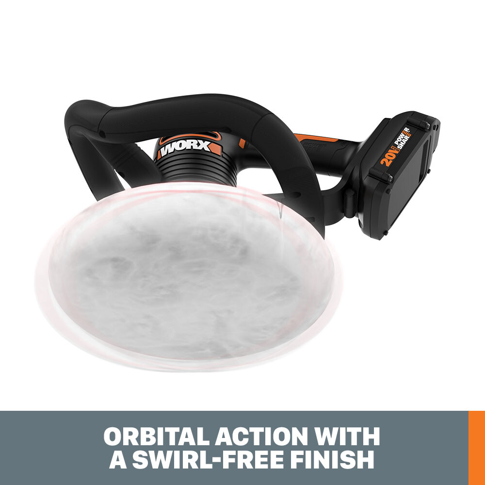 WX856L.9 Worx 20V Cordless Powershare 10" Polisher / Buffer - No Battery/Charger
