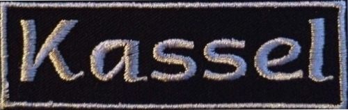 Kassel patch embroidered patch biker company various colors (475)