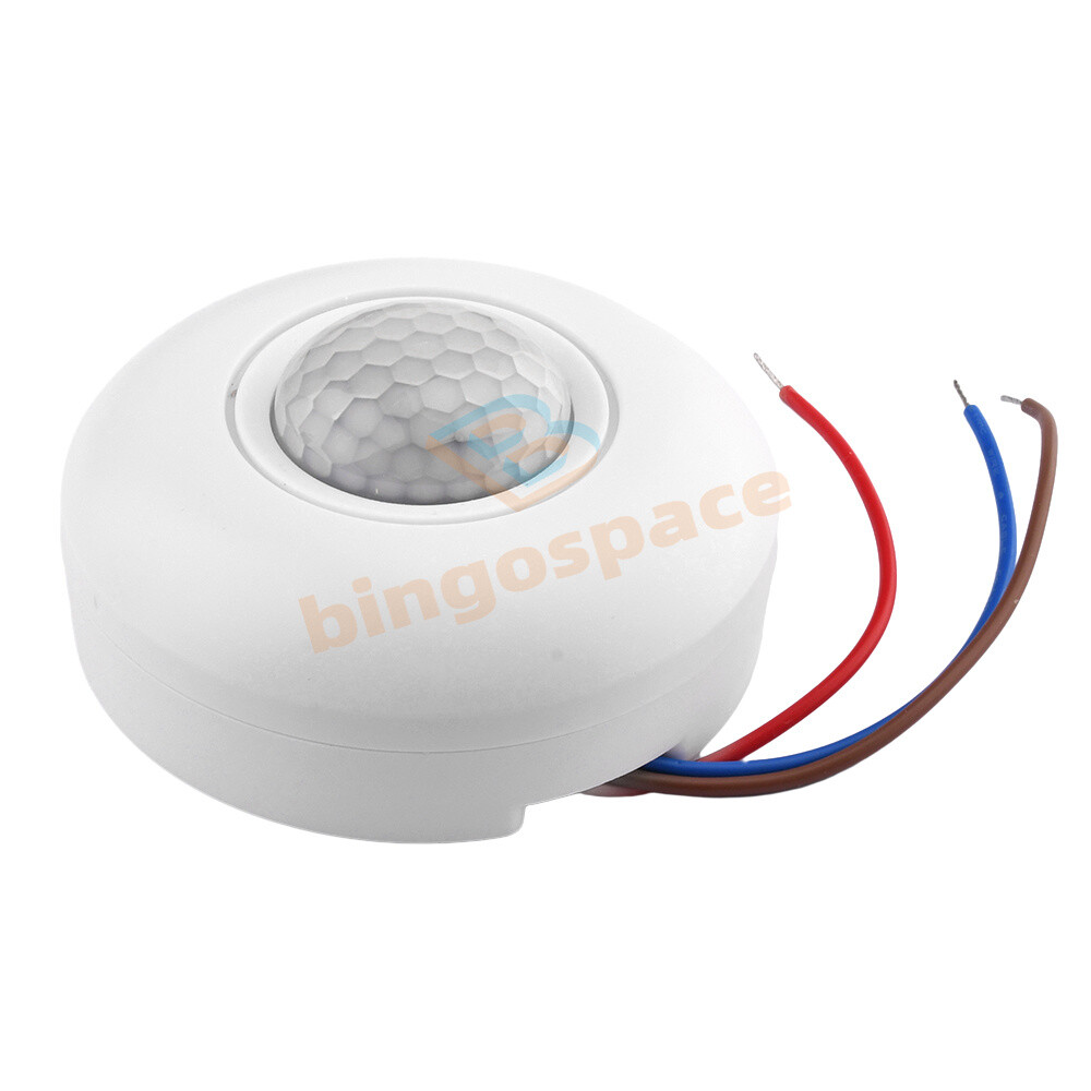 AC85-265V Infrared PIR Motion Induction Sensor Switch For LED Ceiling Light