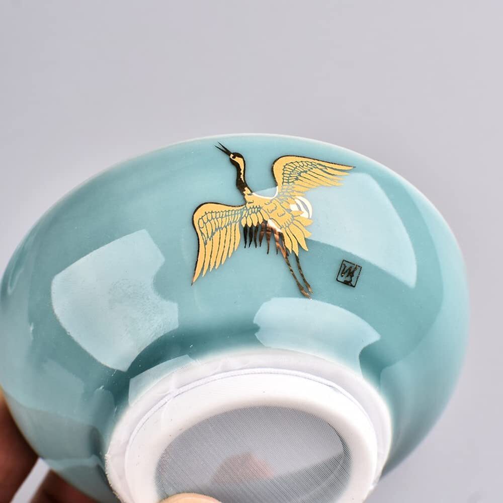 Jingdezhen Tea Leaking Ceramic Creative Tea Filter Tea Strainer Tea Set