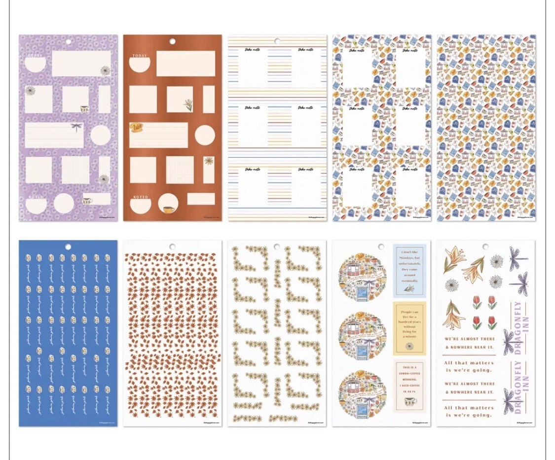HAPPY PLANNER GILMORE GIRLS VALUE PACK STICKERS and MINI PLANNER LIMITED EDITION