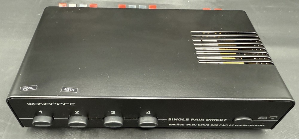 Monoprice 4-Channel Speaker Selector, Model 109995