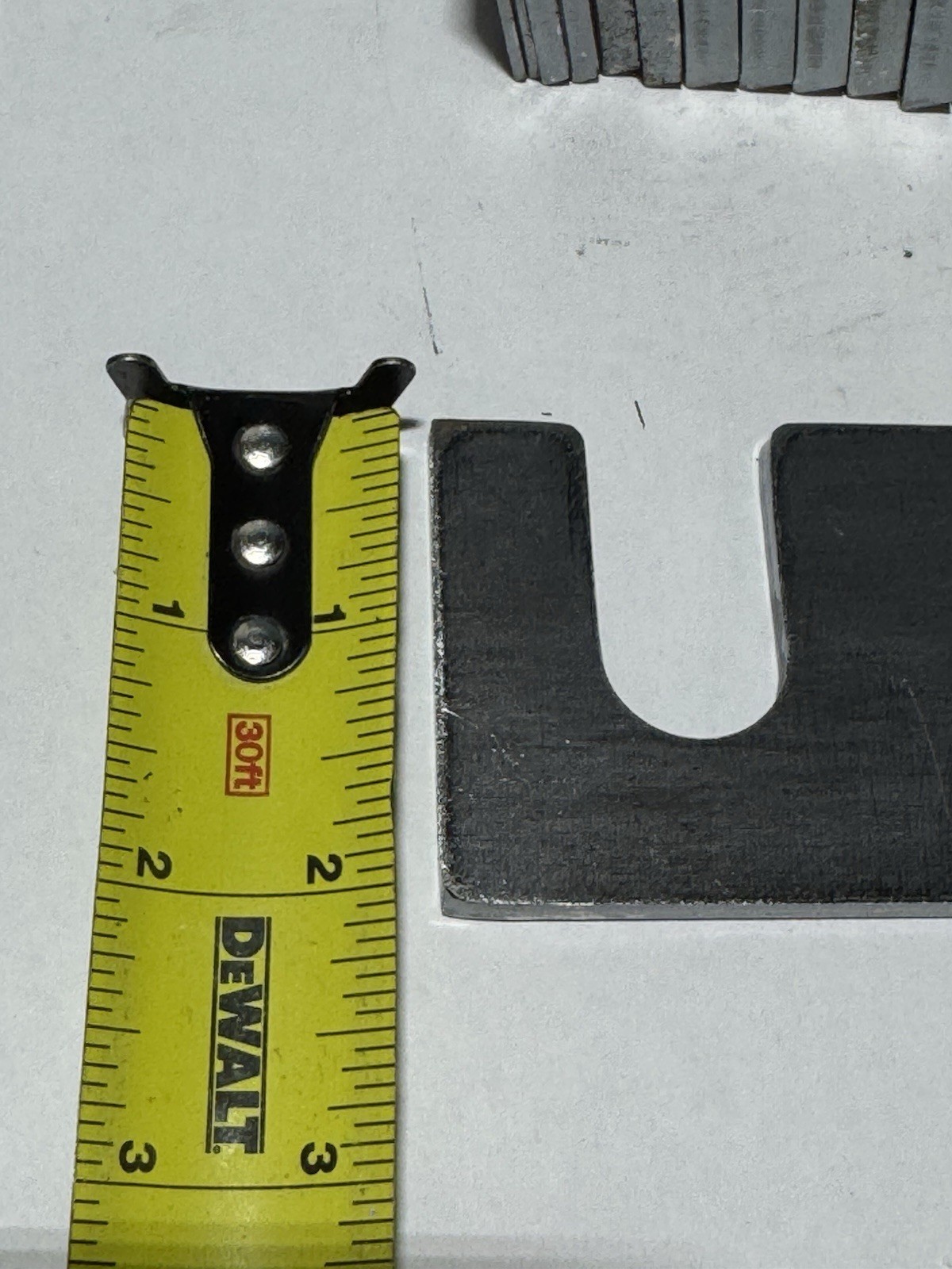 (18) 5-1/2” L x 2” W Steel Strap Shim Plate Assorted Thickness F Hole Size 3/4”