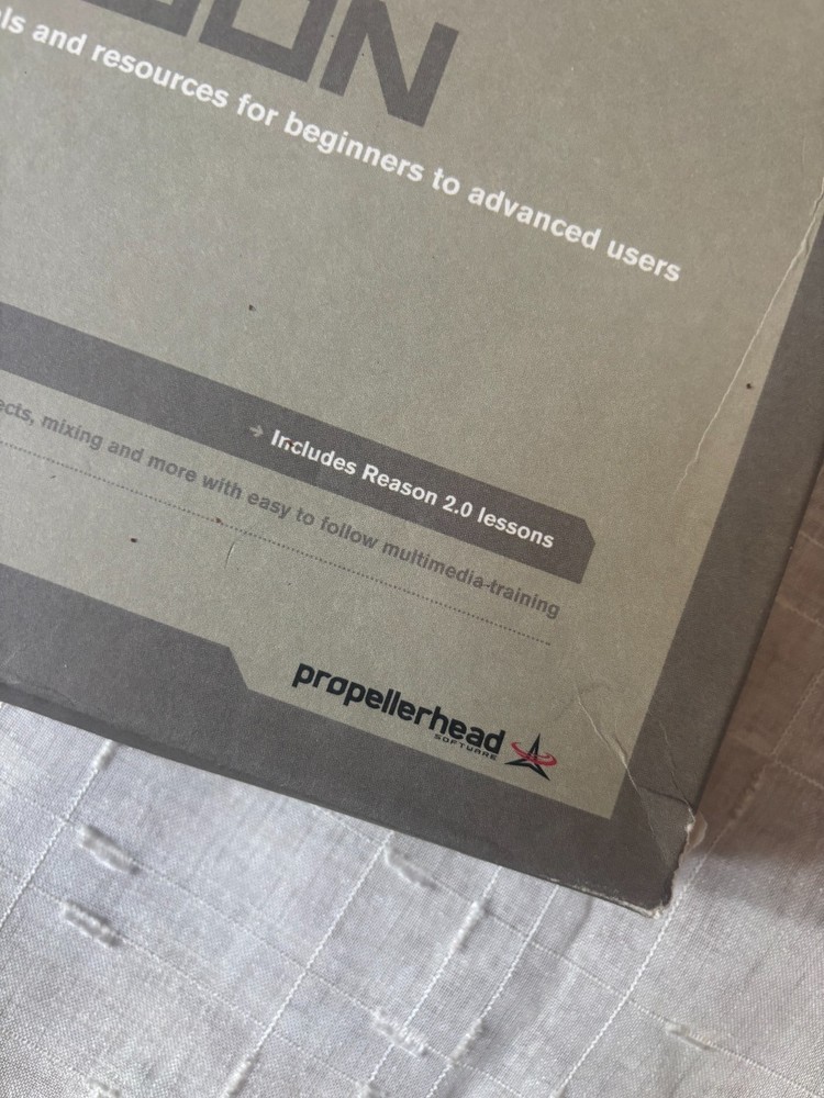 Propellerhead Reason 2.5 Software & Tutorial Disc- No License No- Disc's Only