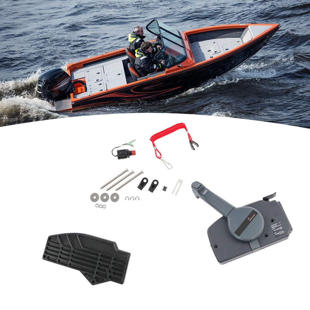 Reverse Outboard Remote Control Box Side Mount Outboard Motor Remote Control Box