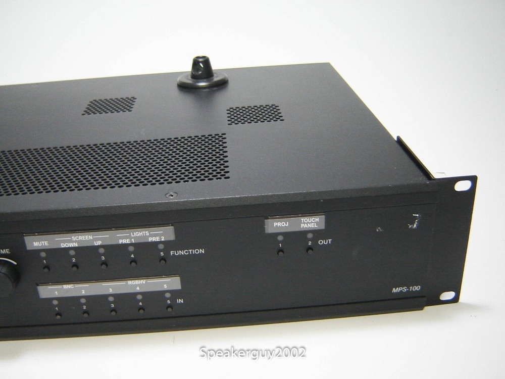 Rack Mountable Crestron MPS-100 / Multimedia Presentation System / 4456884 -- CC