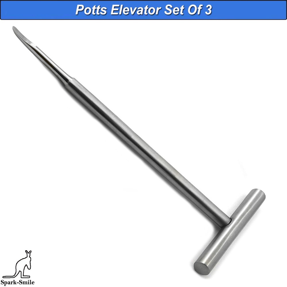 Dental Tooth Extraction Potts Root Elevators Oral Surgery Luxating