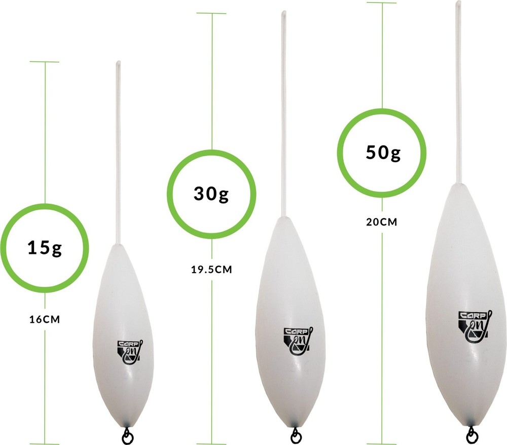 Carp ON Inline Controller Surface Float Carp Coarse Surface Controller Fishing