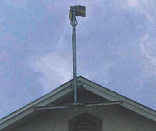 ROHN GEM4060 Eave Mount - Galvanized Steel Gable End Bracket