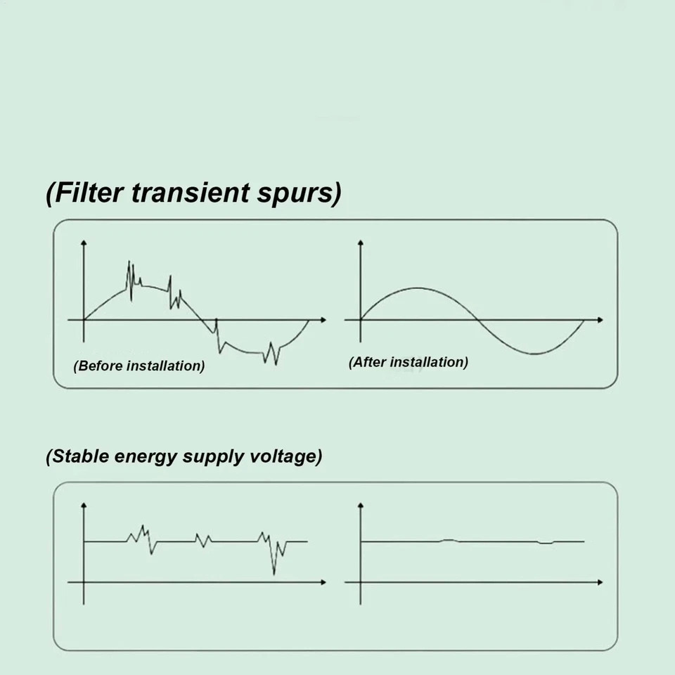 Energy Saving Device Stopwatt Electricity Saving Box Stabilize Voltage Device-US