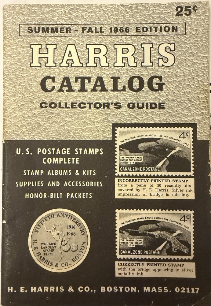 Vintage Harris Catalog - 1966 stamp collector’s guide