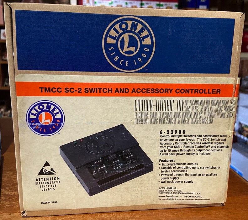 Lionel TMCC SC-2 Switch and Accessory Controller 6-22980