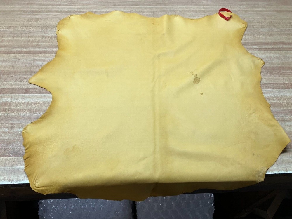 Top Grain Sheep Leather Gold #0018499 Row E