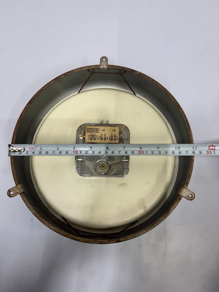 Authentic German-Made Wempe Ship Clock – Victorian Nautical Wall Timepiece