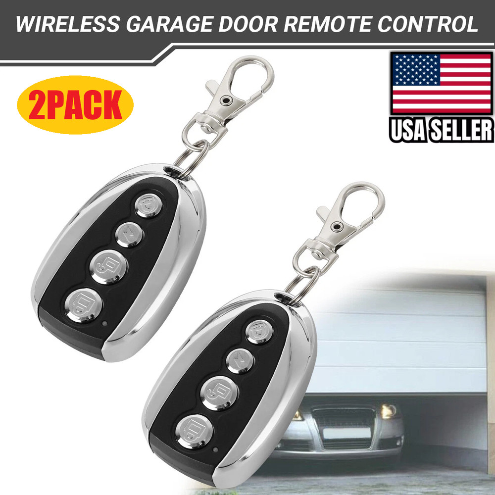 2PCS 433MHz Remote Control Backup Key Sliding Gate Opener Automatic Operator