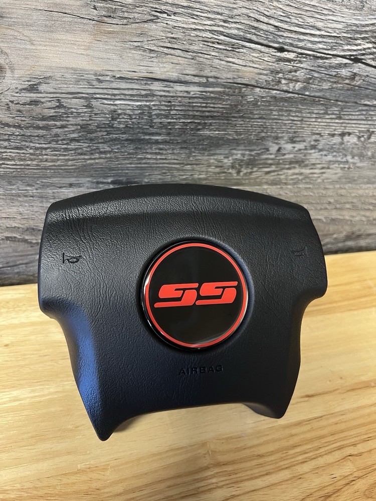 Red Silverado SS Steering wheel emblem