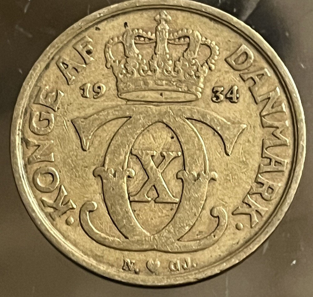 1934 Denmark 1 Krone