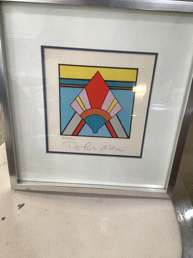 $3,200. PETER MAX ABSTRACTLITHOGRAPH signed and numbered