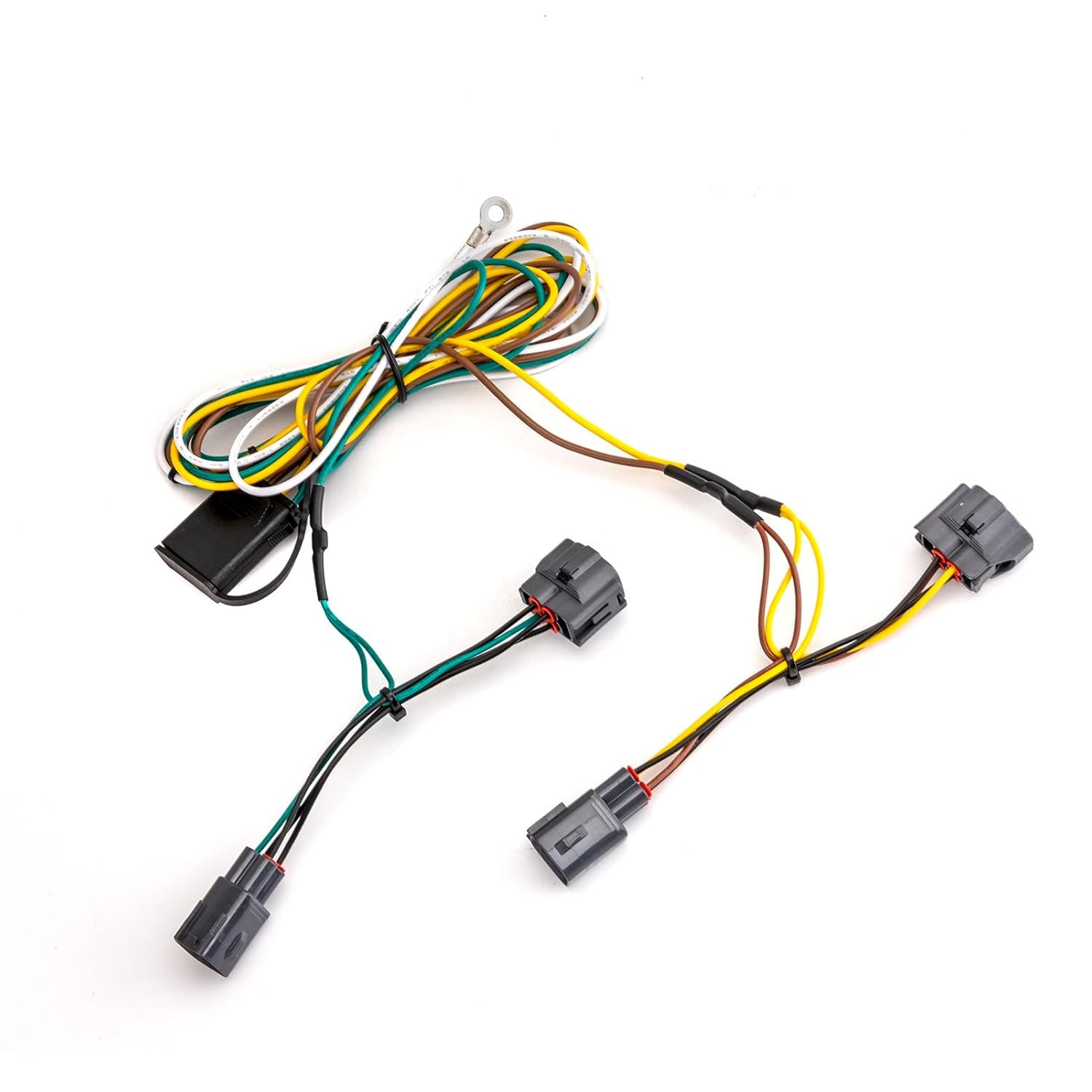 Trailer Wiring Harness 4-Pin Plug & Play Compatible with Jeep Wrangler TJ 1998-2