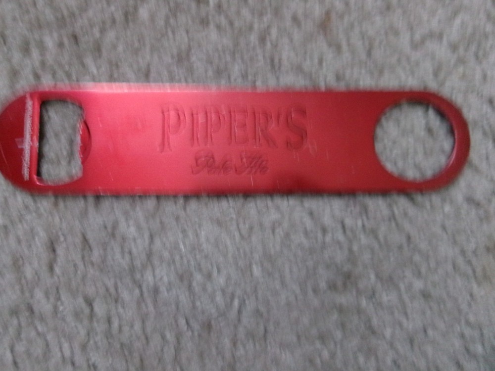 Piper's Pale Ale Flat Metal Bottle Opener