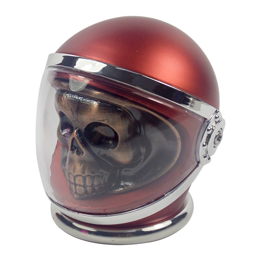 3" 4 PC 3D Copper Metal Skull in Helmet Tobacco Herb Spice Grinder Smoke Crusher