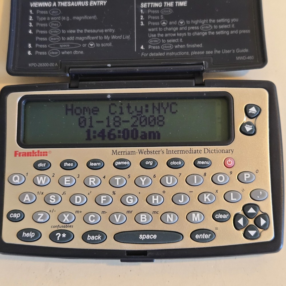 Franklin Merriam-Webster MWD-460 Intermediate Pocket Dictionary
