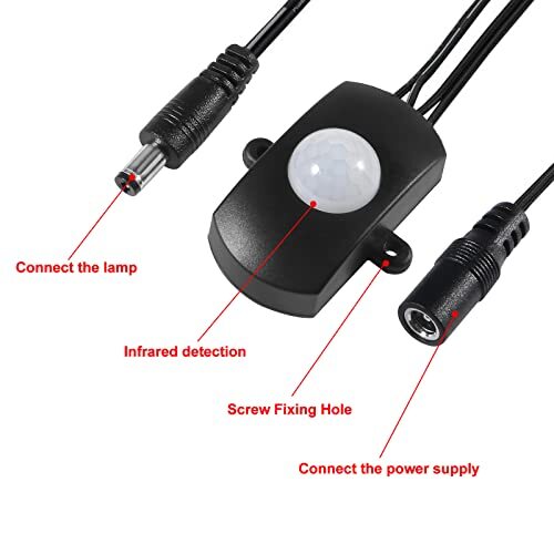 2PCS Mini Pir Motion Sensor Switch DC 5-24V Auto PIR Infrared Motion Sensor D...