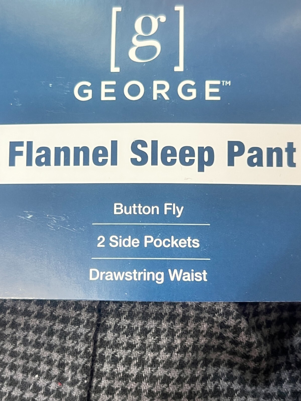 George Men's Comfy Plaid Checker Flannel Sleeping Pants Loungers CHOOSE PATTERN