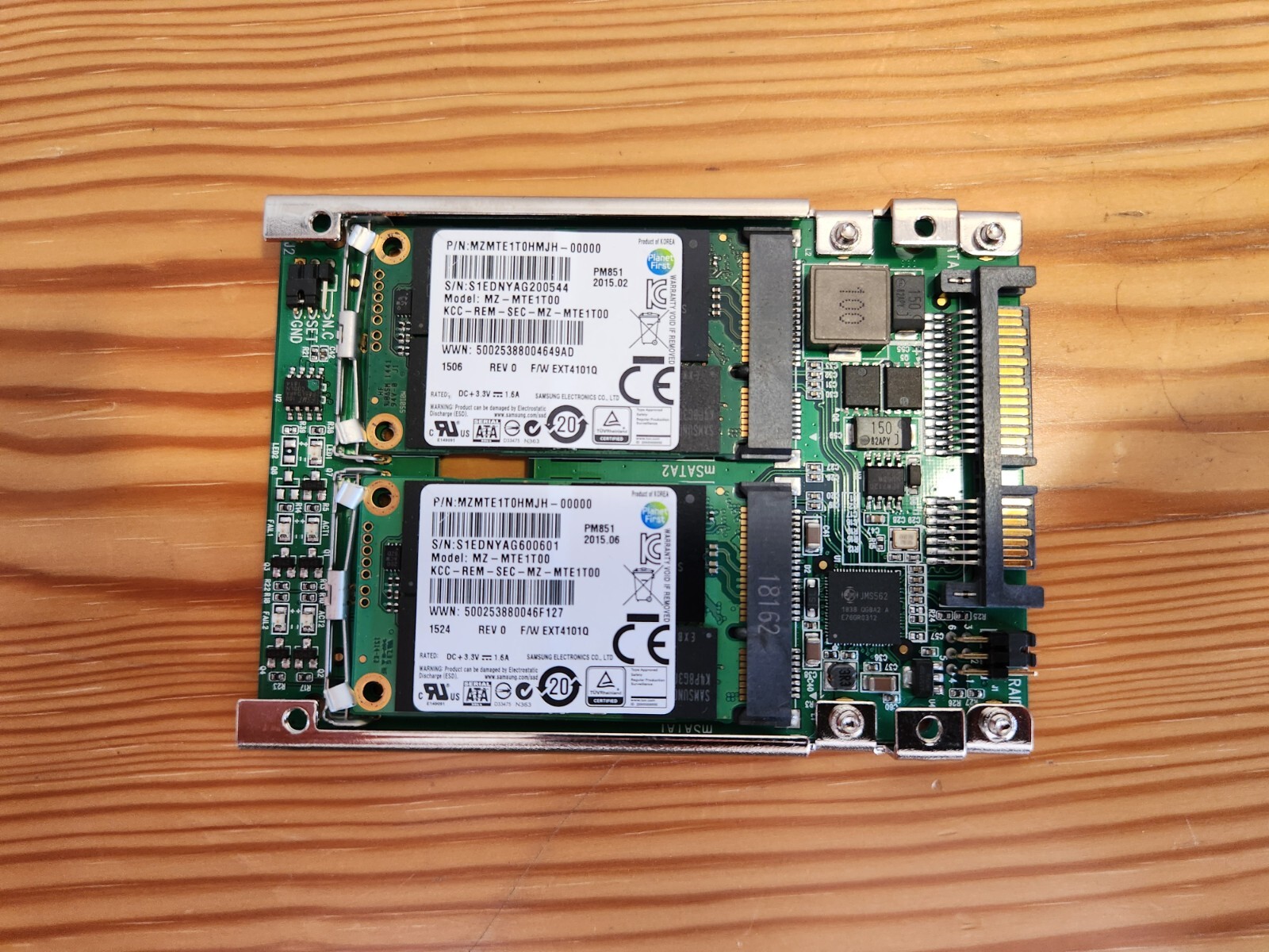 StarTech Dual mSATA SSD to 2.5in SATA RAID Adapter Converter 25SAT22MSAT