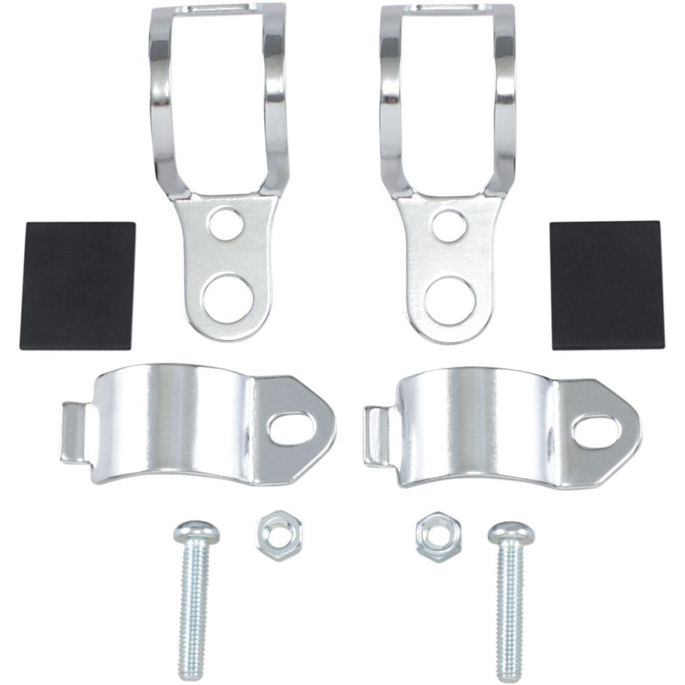 Drag Specialties Fork-Mount Marker Lite Brackets | 11368-HC3