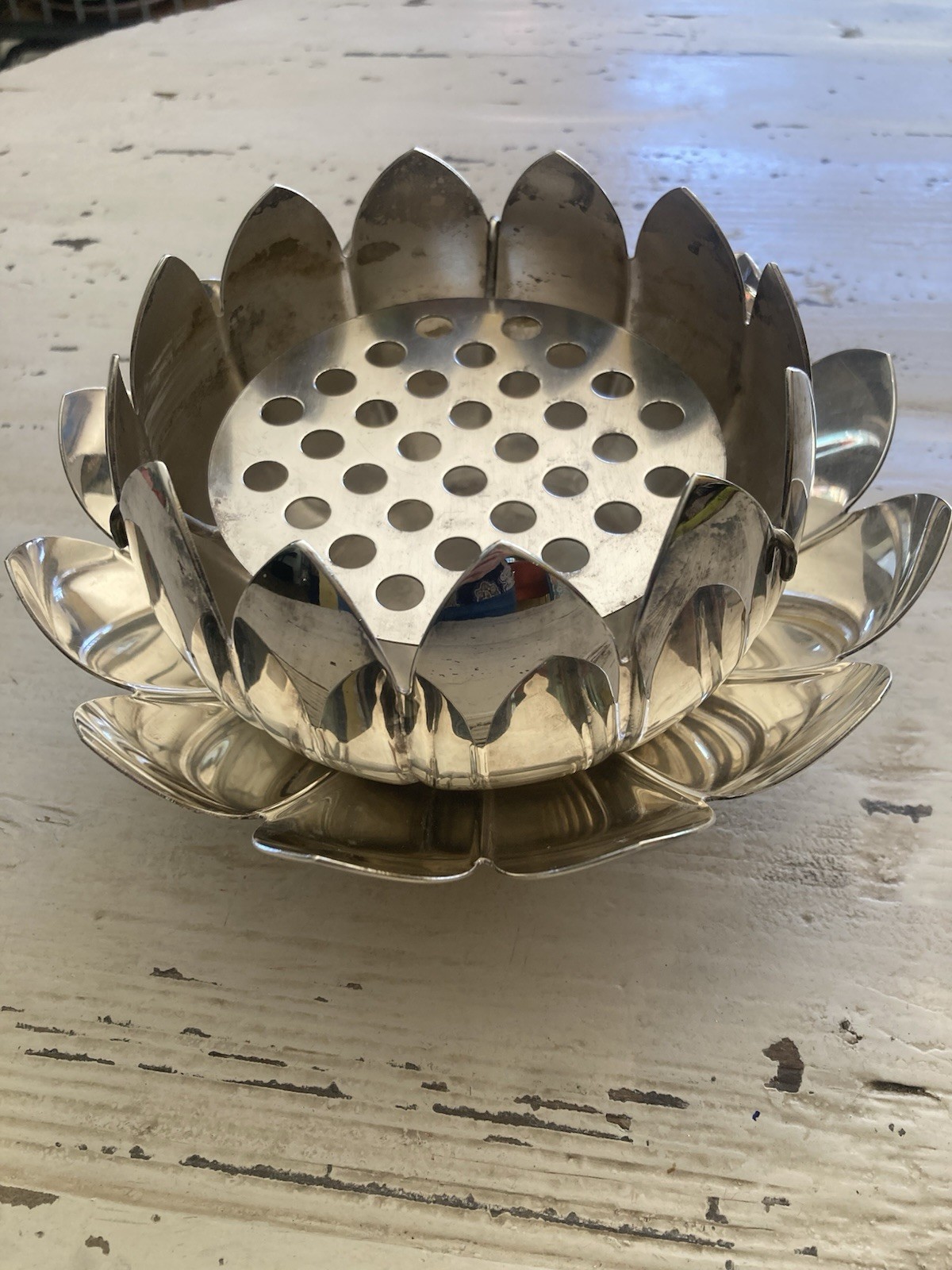 Reed & Barton Lotus Flower Holder