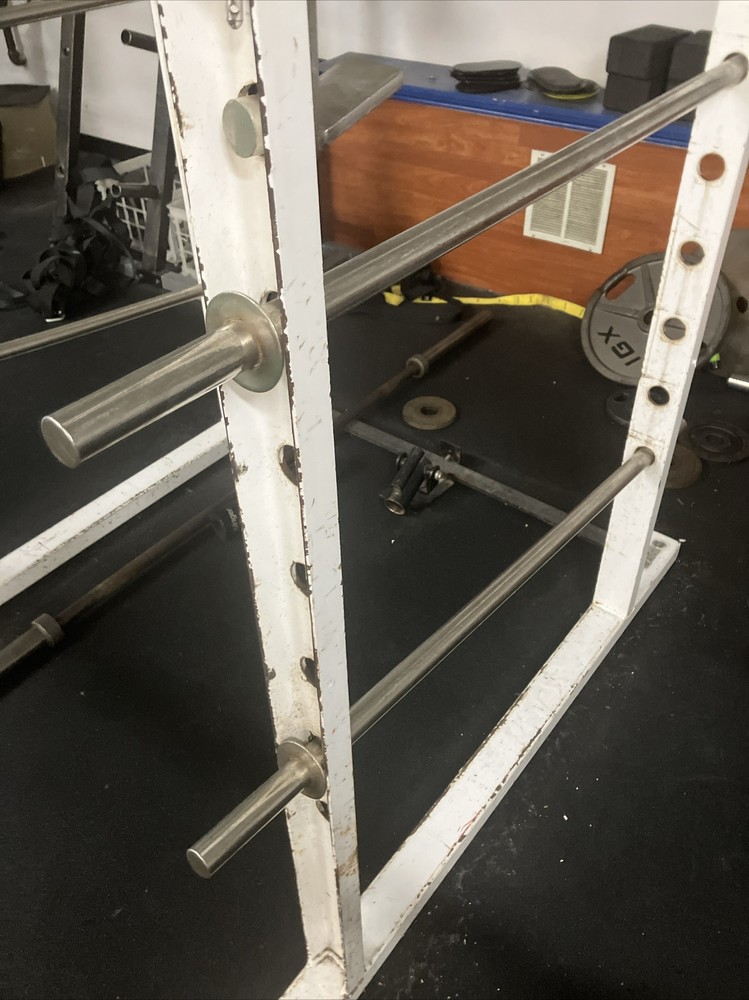 King Squat Rack Free Standing Amazing Rare Solid Steel And Chrome Solid Easily