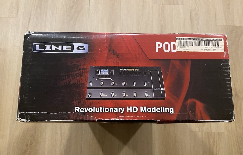Line 6 POD HD500 Guitar Multi-Effects Processor Amp Simulator Operation Tested
