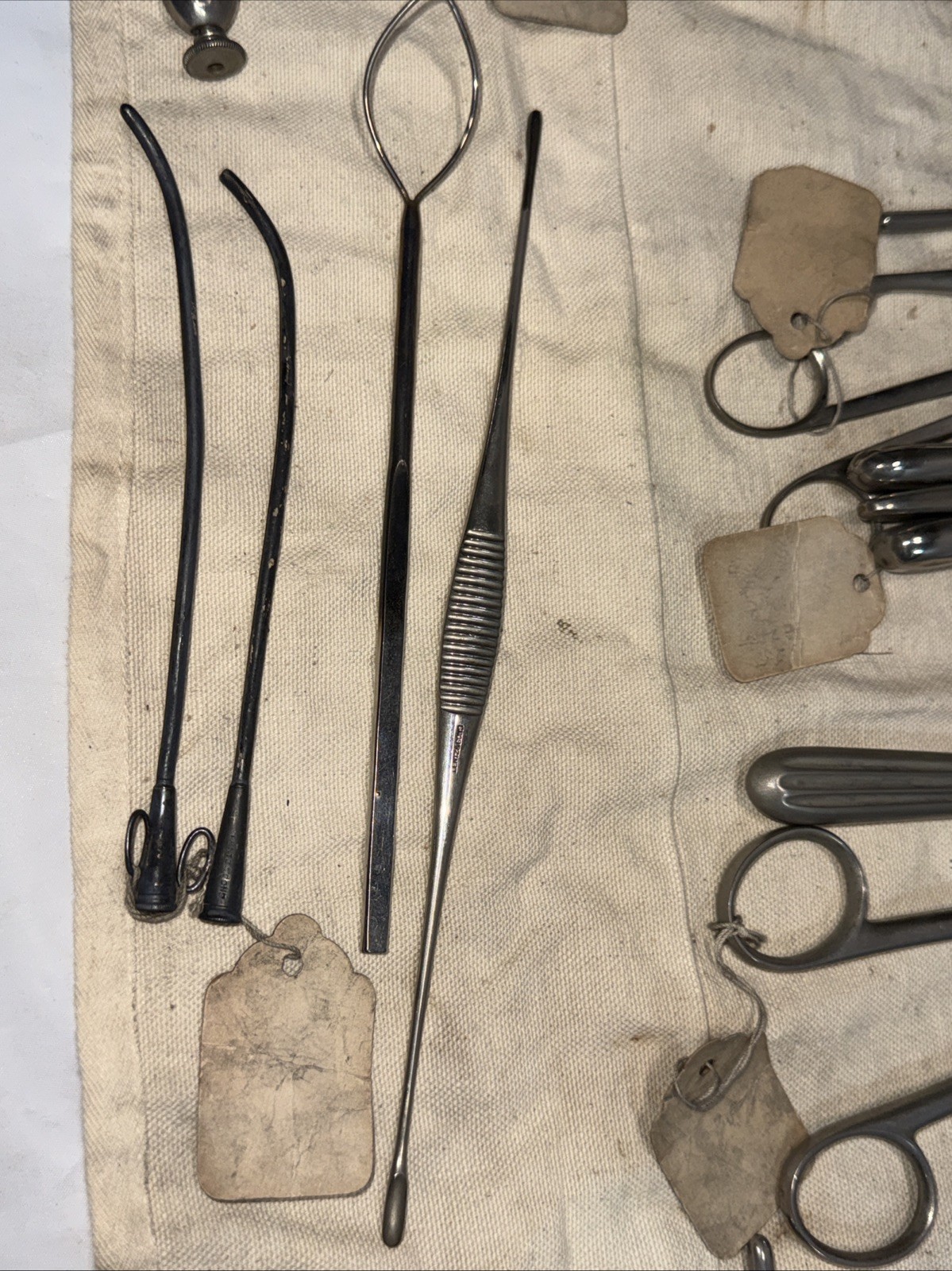 1890s LENZ & SONS Antique Surgical Instrument Ear Nose Throat Medical Tool Lot