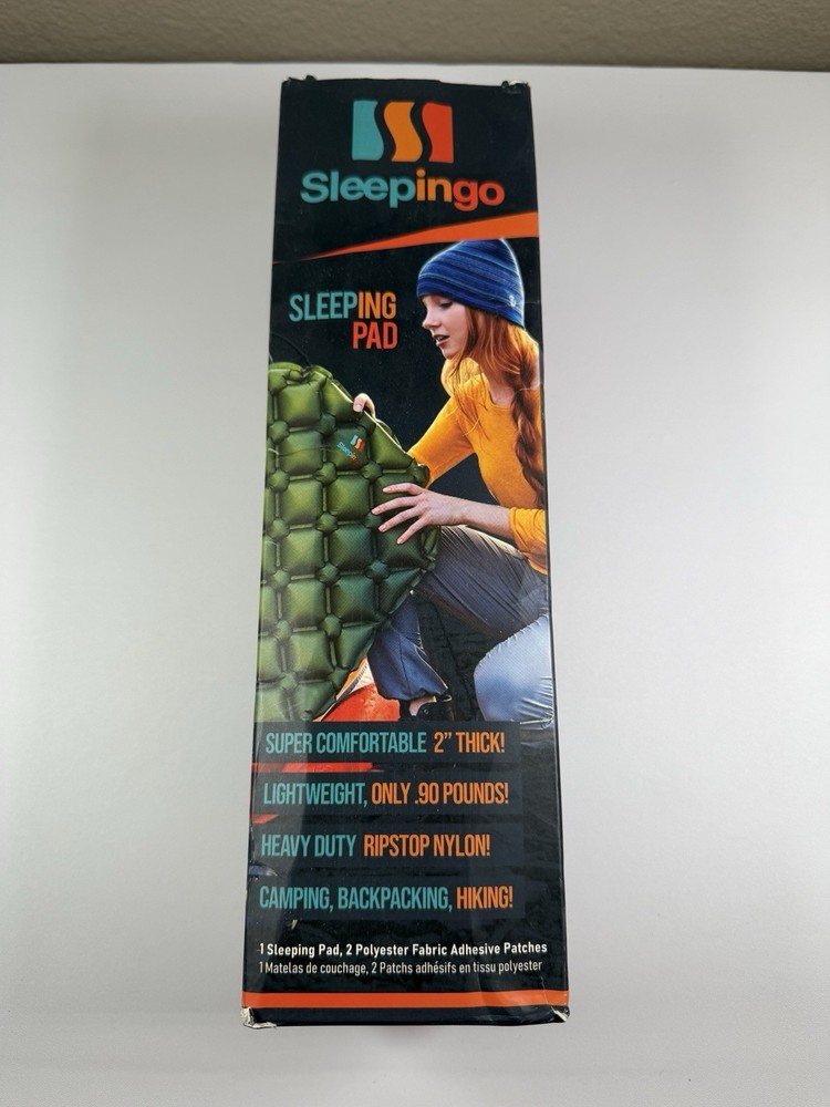 Sleepingo Camping Sleeping Pad Ultralight Green Open Box