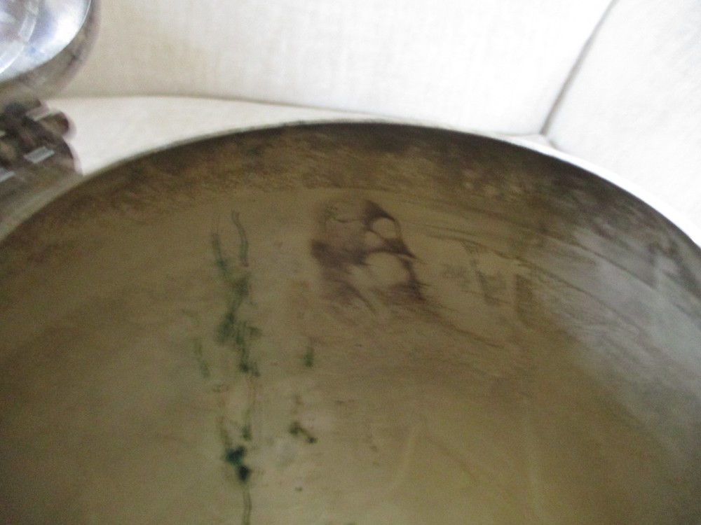 Vintage Tarnished Silver Plate Tea Pot Home Decorators Inc