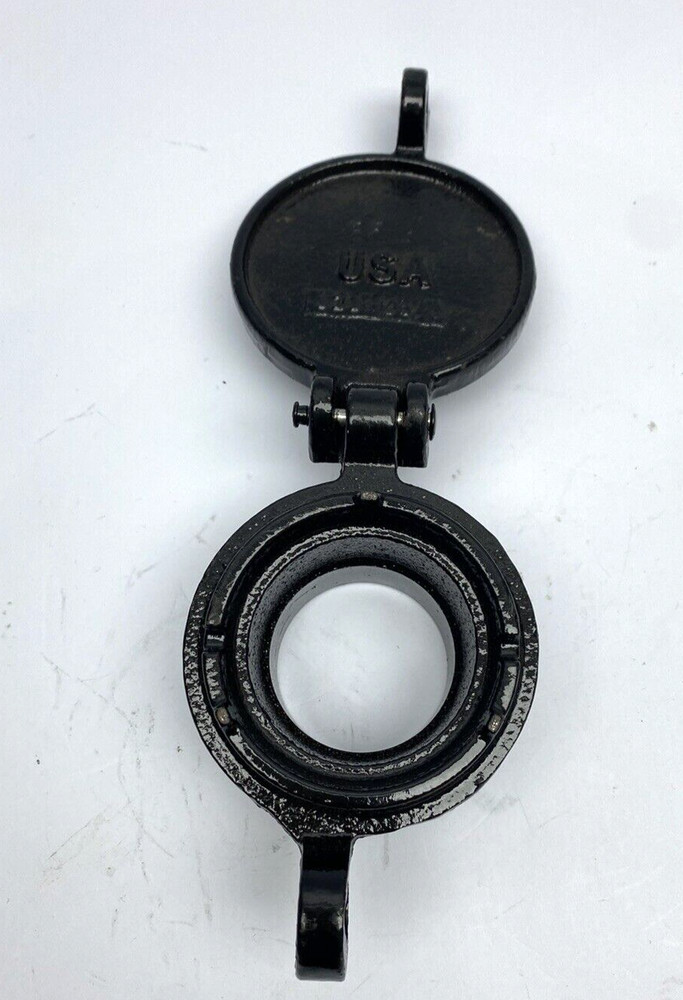 Morrison Dubuque 2" Cast Iron Hinged Fill Cap, MNPT, Lockable