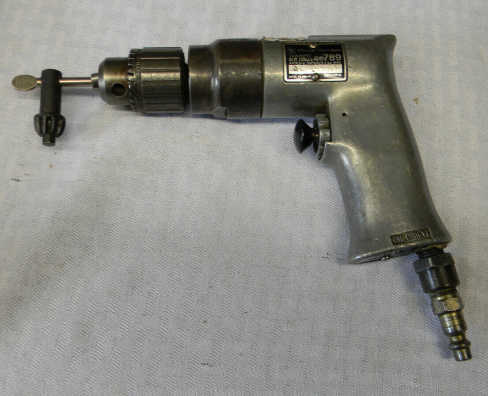 CHICAGO PNEUMATIC REVERSIBLE AIR DRILL #CP789
