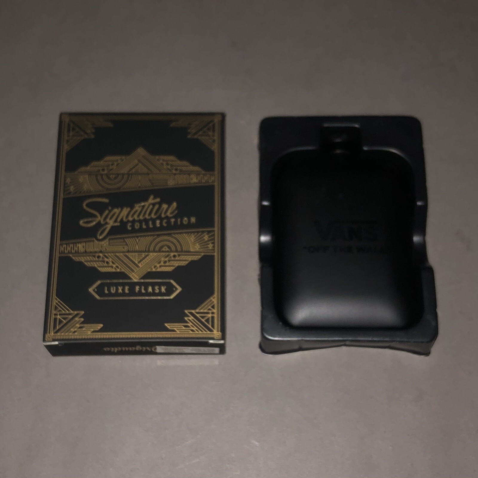 Rare VANS LUXE 6 OZ FLASK Signature Collection 170 ML Skate Shoes Skateboard