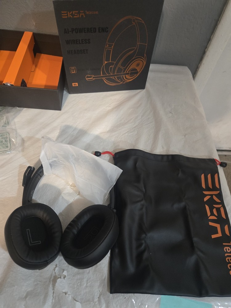 EKSA Telecom Ai-Powered ENC Wireless Headset H6