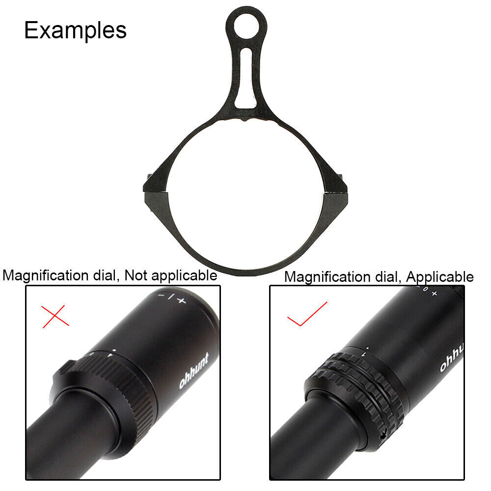Optics Switch View Throw Lever 1.739 inch 44mm Tactical Scope Adapter