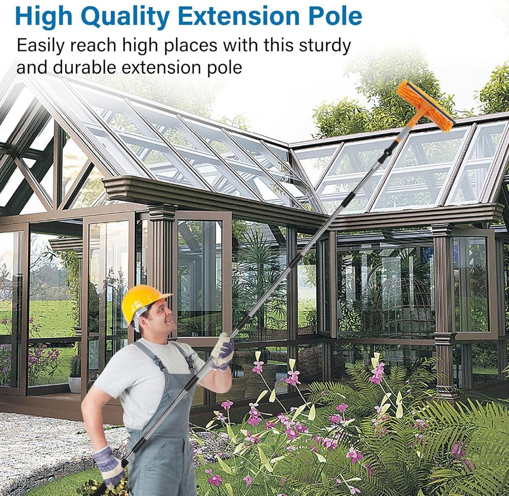 Paint Roller Extension Pole, 4ft to 12ft Pole black